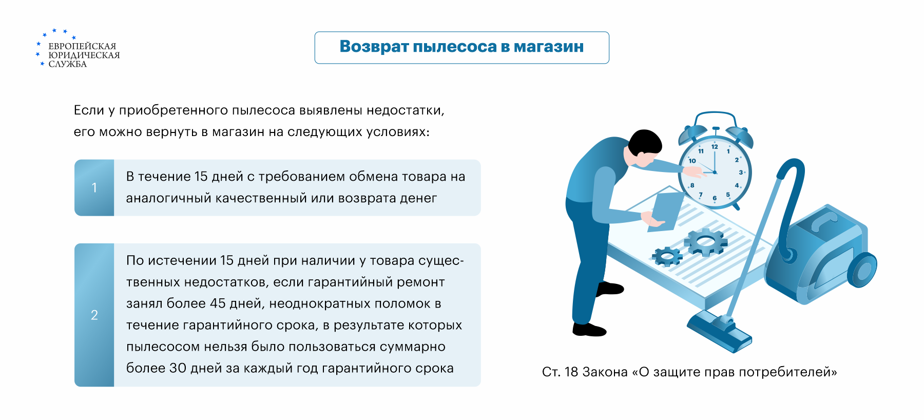 Возврат пылесоса: качественный и некачественный товар