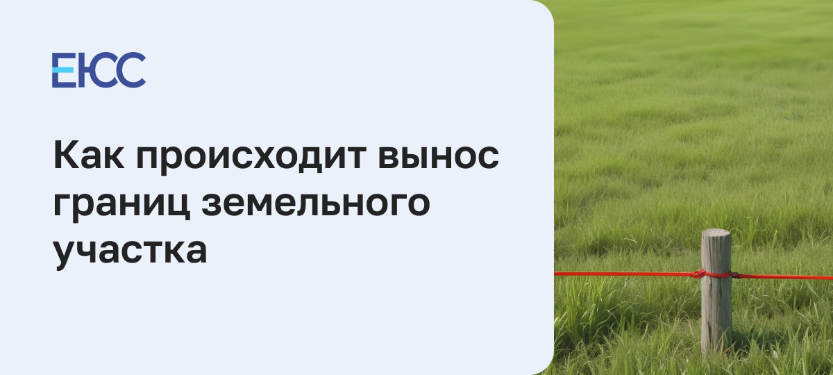 Вынос границ земельного участка