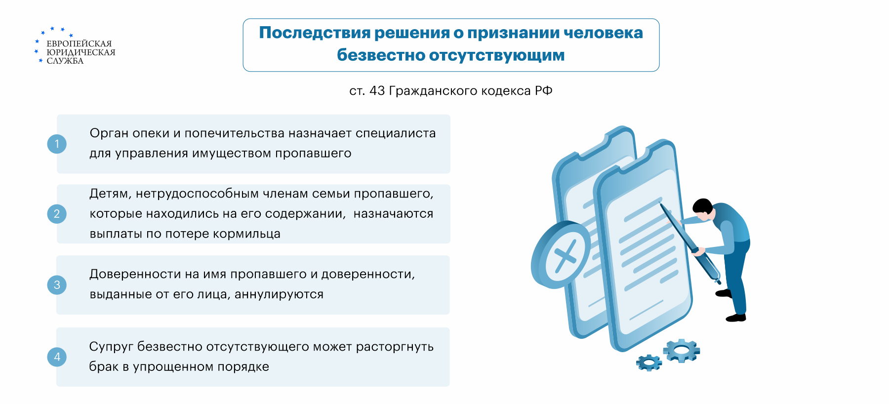 Как признать гражданина безвестно отсутствующим