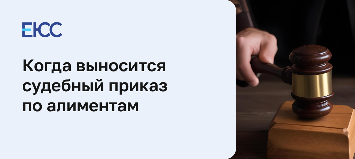 Судебный приказ на алименты