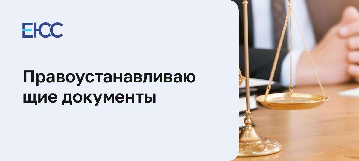 Правоустанавливающие документы