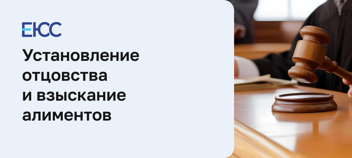 Установление отцовства и взыскание алиментов