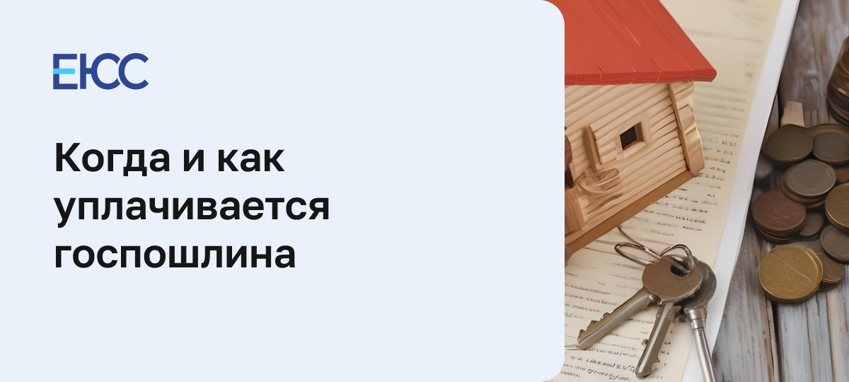 Когда и как уплачивается госпошлина