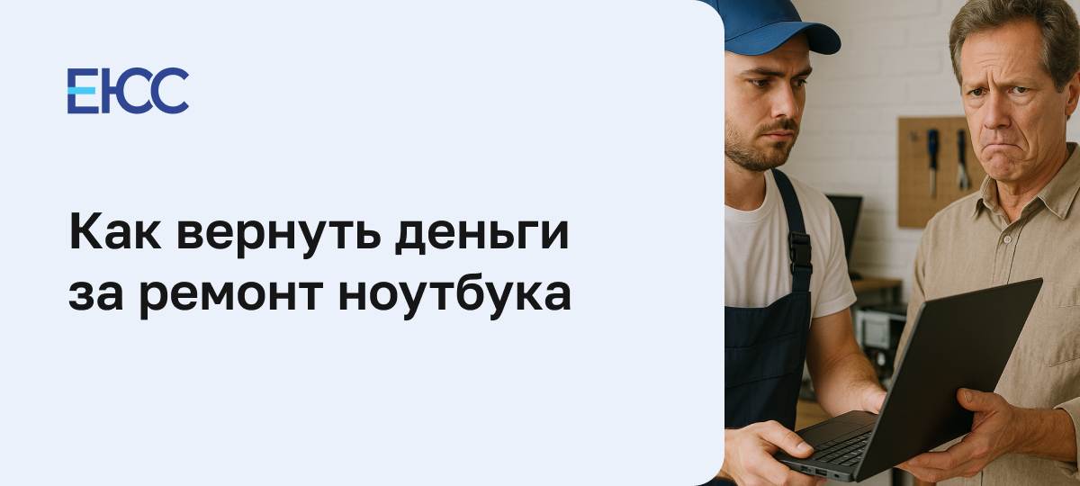 Можно ли вернуть деньги за ремонт ноутбука