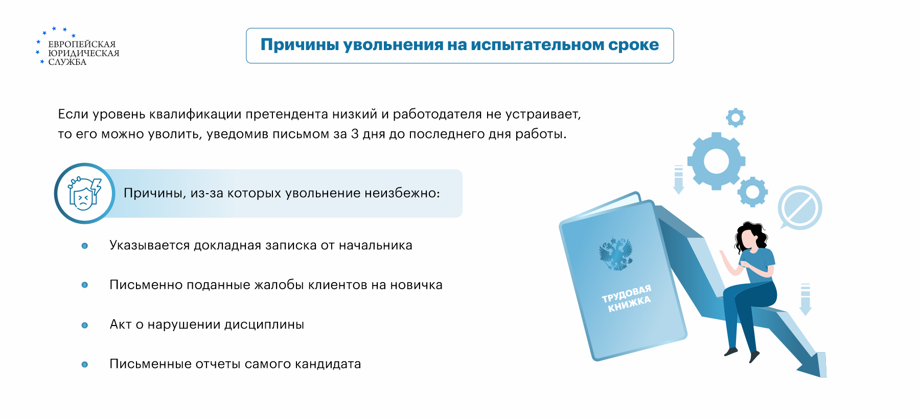 Возможно ли увольнение на испытательном сроке по инициативе работника