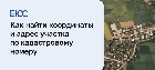 Как найти координаты участка по кадастровому номеру