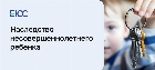Наследство несовершеннолетнего ребенка