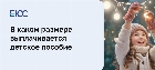 Размер детского пособия