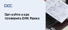 Как узнать БИК банка и что это такое