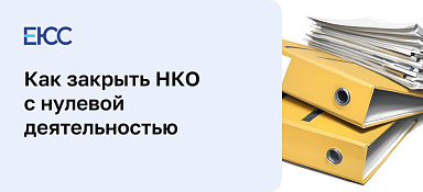 Как закрыть НКО с нулевой деятельностью