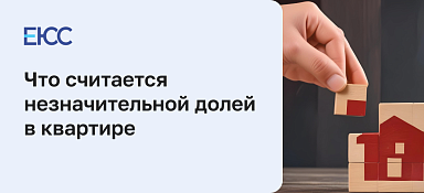 Незначительная доля в квартире это сколько