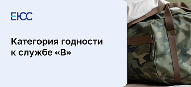 Категория годности к службе «В»