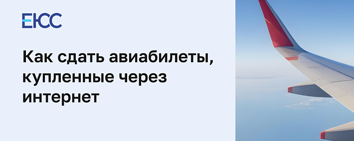 Как сдать авиабилеты, купленные через Интернет