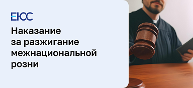 Наказание за разжигание межнациональной розни по статье 282 УК РФ