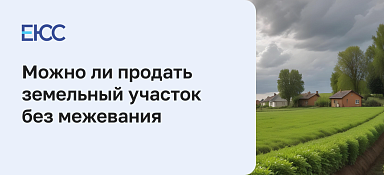 Как продать участок без межевания