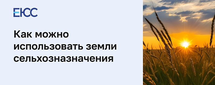 Как можно использовать земли сельхозназначения