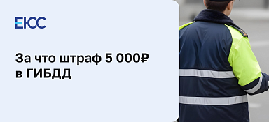 За что штраф 5000 рублей