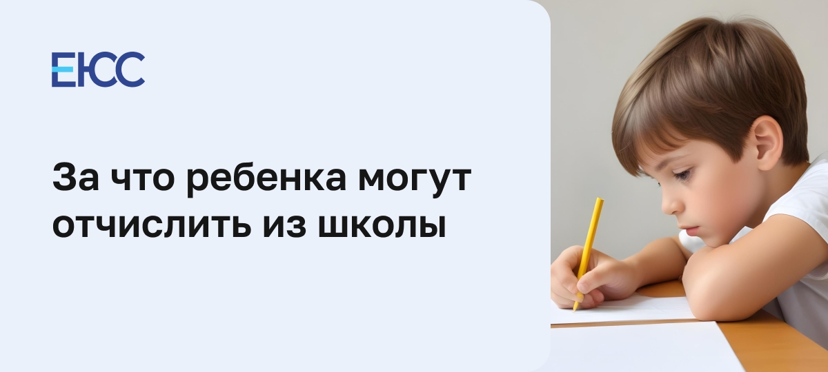 Причины отчисления из школы