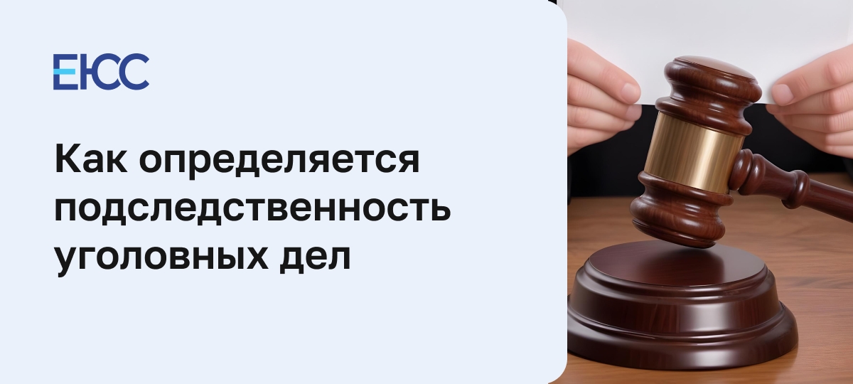 Подследственность уголовных дел в соответствии со ст. 151 УПК РФ