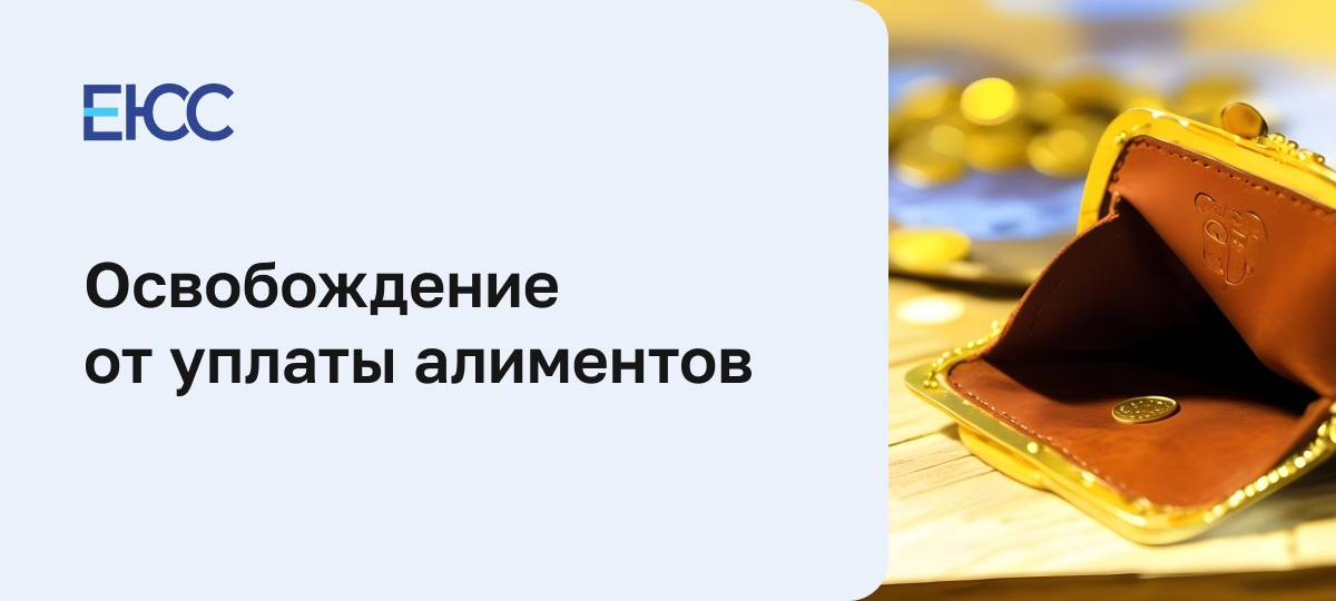 Освобождение от уплаты алиментов