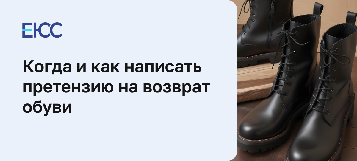 Претензия на возврат обуви